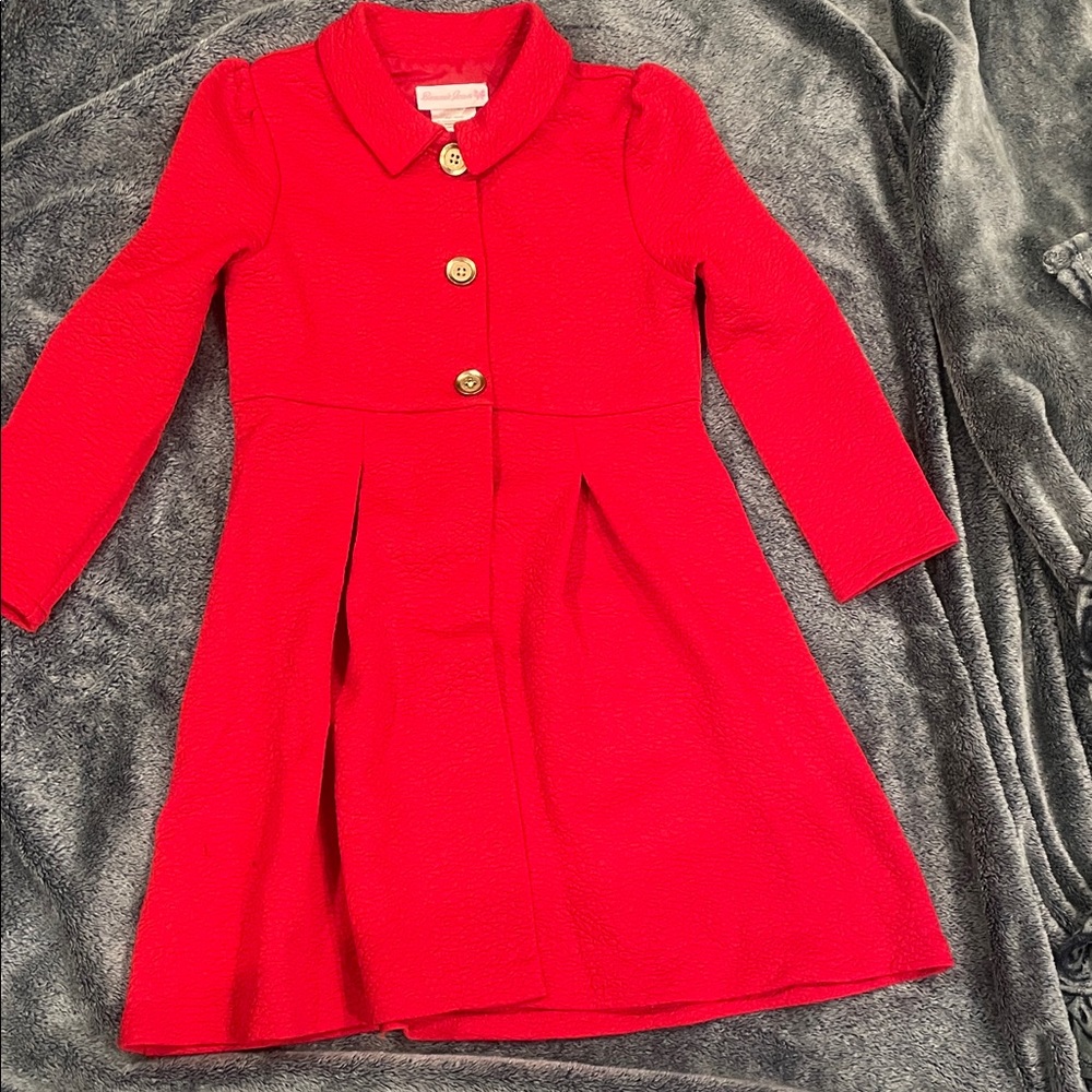 Bonnie Jean Vibrant Red Formal coat